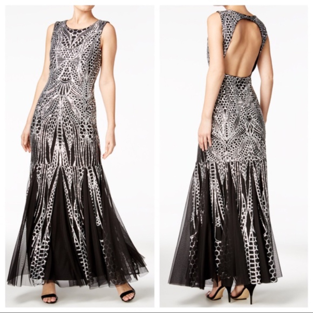 Gorgeous Sequin Calvin Klein Gown